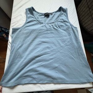 Blue diamond tank top